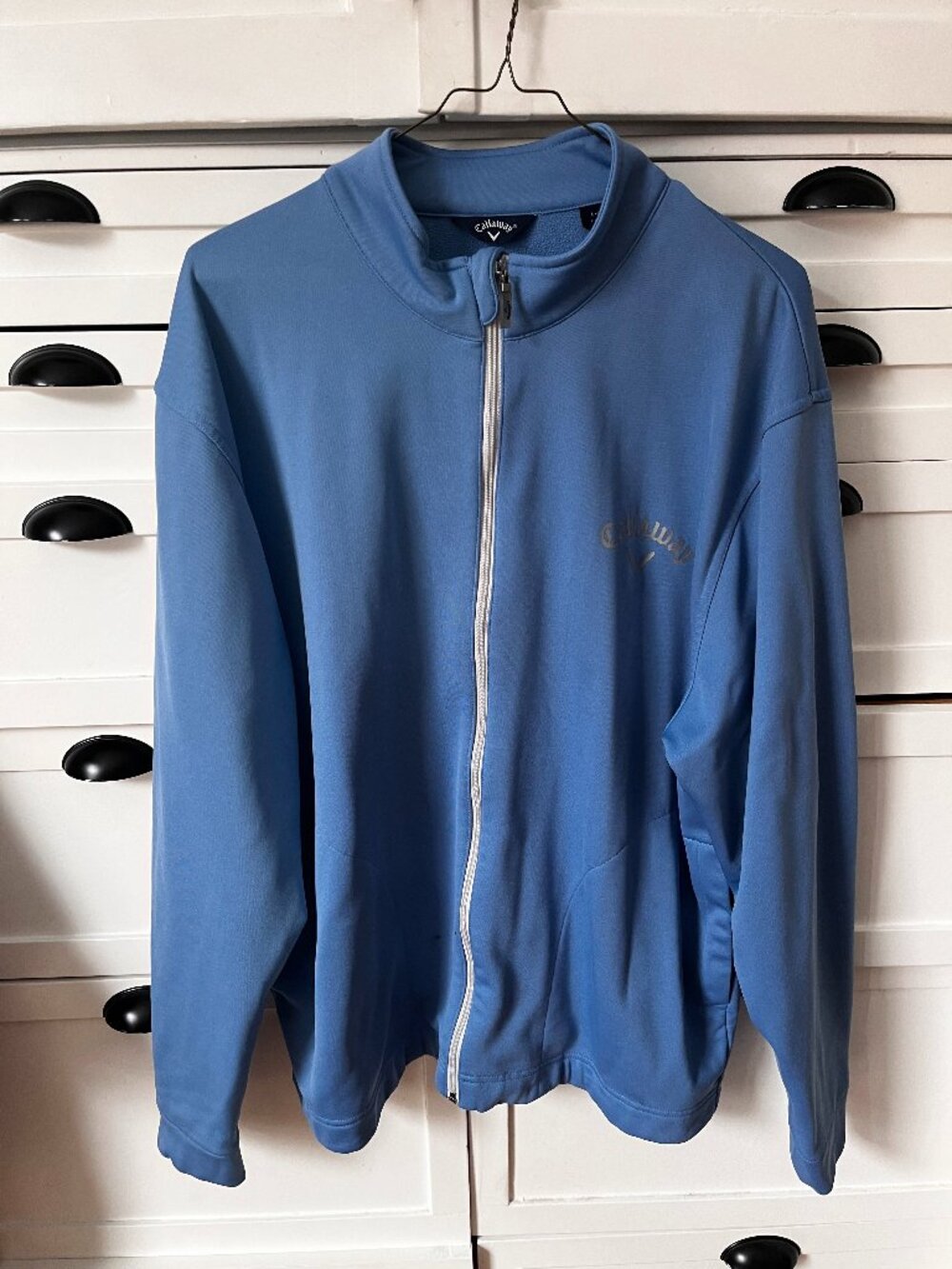 Callaway Blue Zip Up Windbreaker